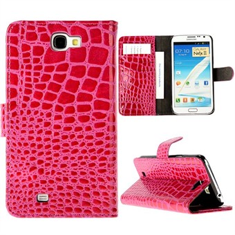 Crocodile Case for Galaxy Note 2 (Magenta)