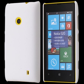 Simple Plastic Cover for Lumia 520 (White)