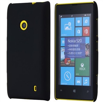 Simple Plastic Cover for Lumia 520 (Black)