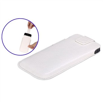 Flip Hose Leather Case (White)