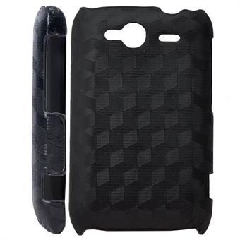 HTC Wildfire S Checkered Black Cover