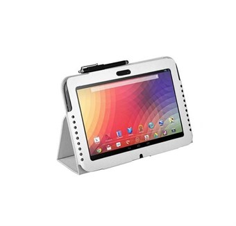 Google Nexus 10 Tablet Leather Case (White)