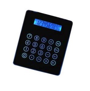 Illuminated Mouse Mat Calculator with 4 USB Port hubs