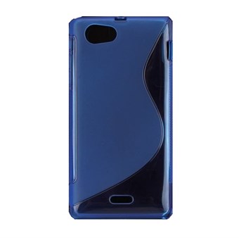 S-line Silicone Cover - XPeria J (transparent / purple)