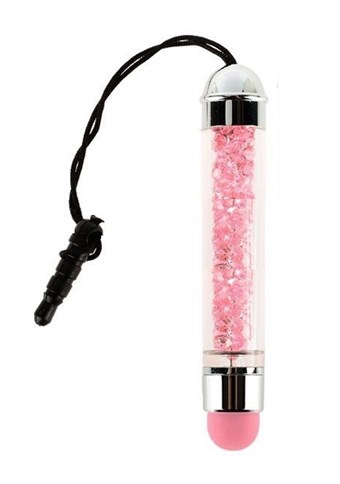 Small Diva Touch Pen with Jackstick Plug (Pink)