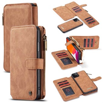 CaseMe Multifunctional iPhone 11 Pro Flip Cover in Leather - Brown