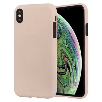 Soft Silicone Cover for iPhone XS Max - Light Pink