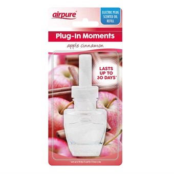 AirPure Air Freshener Refill 19 ml - Essential Oils - Apple Cinnamon - Scent of Cinnamon Apples