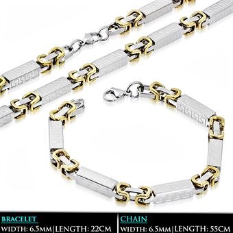 King Chain Bracelet + Necklace Cube