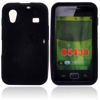 Samsung Galaxy Ace Rubber Cover (Black)