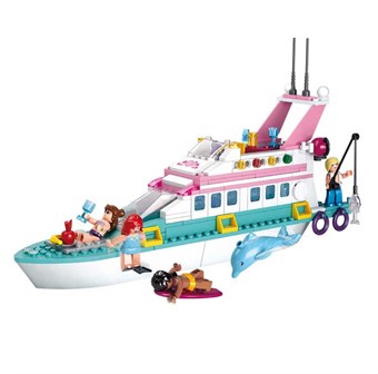 Building Blocks Girls Dream Series - Vacation Yacht