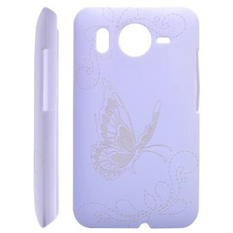 HTC Desire HD Butterfly Case (White)