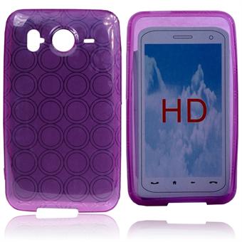 Circle Silicone for HTC HD (Purple)