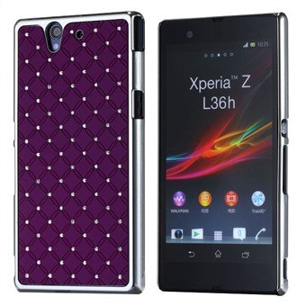 Bling Bling with Chrome Pages Xperia Z (Purple)