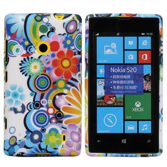 Design Silicone Cover for Lumia 520 (Hippi)