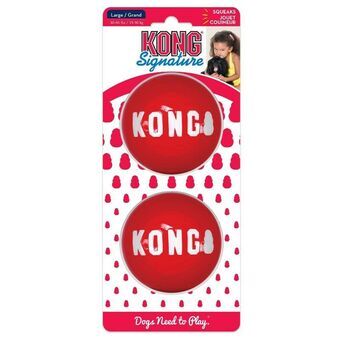 Dog toy Kong Signature Balls Red