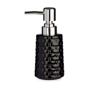 Soap Dispenser Black 150 ml Ceramic Metal (6 Units)