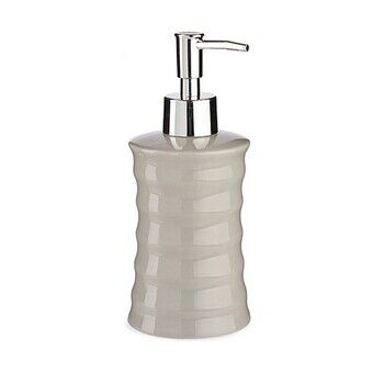 Soap Dispenser Waves Ceramic Metal 260 ml (12 Units)