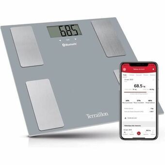 Digital Bathroom Scales Terraillon Smart Connect Grey