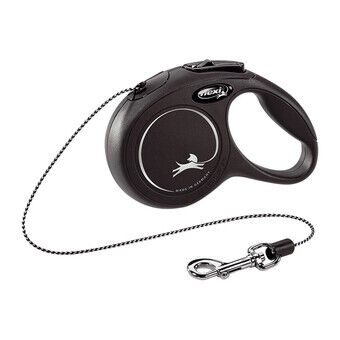 Dog Lead Flexi NEW CLASSIC 3 m Black XS size