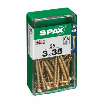 Box of screws SPAX 4081020300351 Wood screw Flat head (3,0 x 35 mm) (3 x 35 mm)