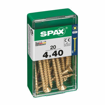 Box of screws SPAX 4081020400401 Wood screw Flat head (4,0 x 40 mm) (4 x 40 mm)