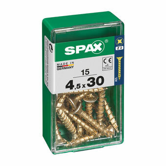 Box of screws SPAX 4081020450301 Wood screw Flat head (4,5 x 30 mm)