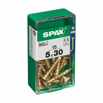 Box of screws SPAX 4081020500301 Wood screw Flat head (5 x 30 mm) (5,0 x 30 mm)