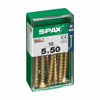 Box of screws SPAX 4081020500501 Wood screw Flat head (5 x 50 mm) (5,0 x 50 mm)