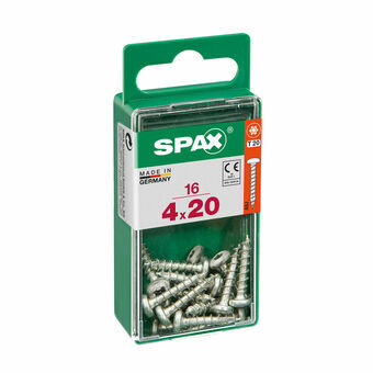 Box of screws SPAX Wood screw Round headed nozzle (4 x 20 mm) (4,0 x 20 mm)