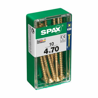 Box of screws SPAX 4081020400701 Wood screw Flat head (4 x 70 mm) (4,0 x 70 mm)