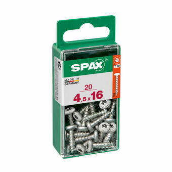 Box of screws SPAX Wood screw Round headed nozzle (4,5 x 16 mm)