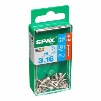 Box of screws SPAX 4197000300161 Wood screw Flat head (3 x 16 mm) (3,0 x 16 mm)