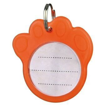 Identification plate for collar Trixie 2277 Orange 3,5 cm