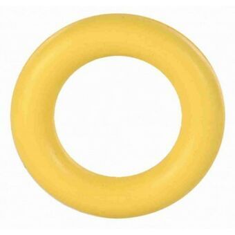 Dog toy Trixie Ring Yellow Rubber Natural rubber