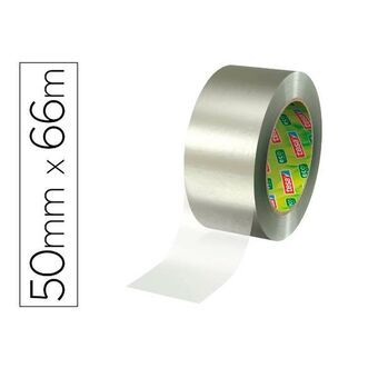 Adhesive Tape TESA 58297-00000-00 Transparent Silver 50 mm Ecological 66 m Packaging (1 Unit) (12 Pieces)