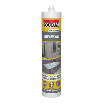 Silicone Soudal 103184 Universal White 280 ml