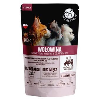 Wet food Pet Republic Steril Veal 100 g