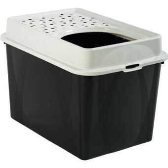 Cat Litter Box Rotho Berty Black polypropylene 57,2 x 39,3 x 40,4 cm