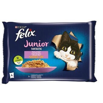 Cat food Purina Fantastic Chicken Salmon 340 g