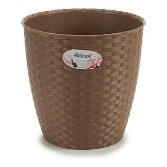 Plant pot Stefanplast Beige Plastic (24 x 22,5 x 24 cm)