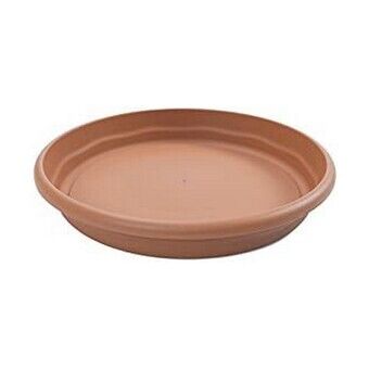 Flower Pot Dish Plastiken Terracotta polypropylene (Ø 25 cm)