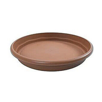 Flower Pot Dish Plastiken 74863 Terracotta polypropylene (Ø 34 cm)