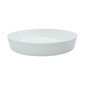 Flower Pot Dish Plastiken White polypropylene (Ø 11 x 1.6 cm)