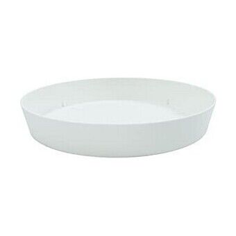 Flower Pot Dish Plastiken White polypropylene (Ø 24 cm)