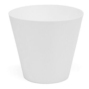 Planter Plastiken White Ø 18 cm