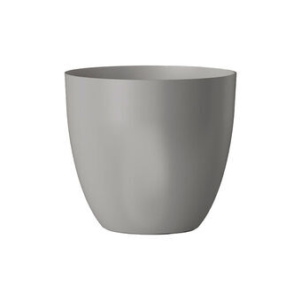 Plant pot Plastiken Silver Ø 18 cm