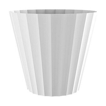 Plant pot Plastiken White polypropylene (Ø 18 x 16 cm)