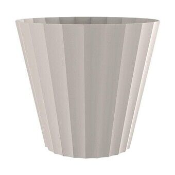 Plant pot Plastiken White polypropylene (Ø 22 x 20 cm)