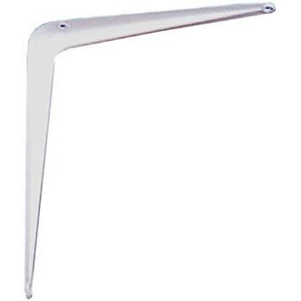 Wall Bracket AMIG 1-4409 Shelves Steel White (22,5 x 20 cm)